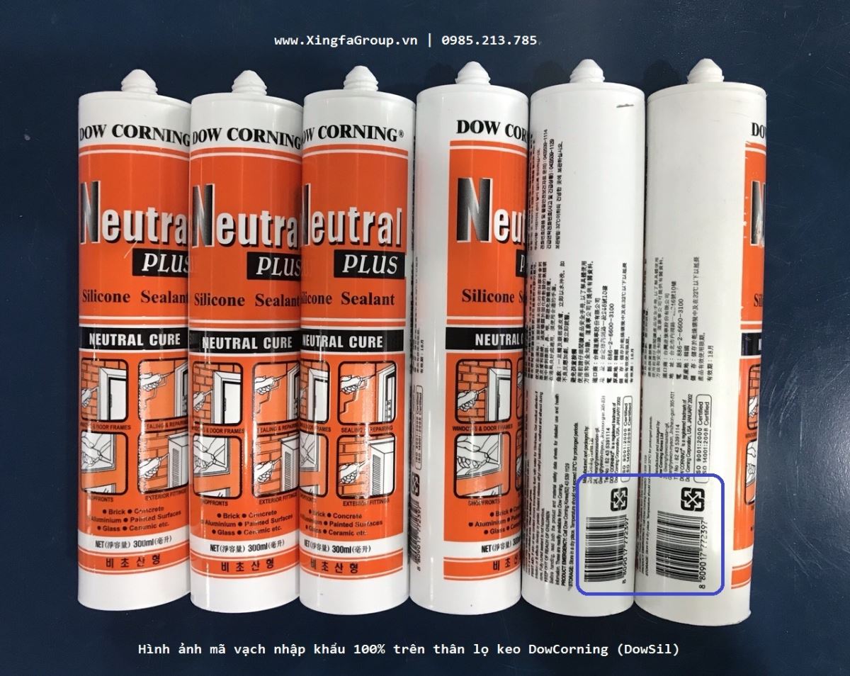 Hình ảnh keo DowCorning (DOW) nhập khẩu USA Hình ảnh keo DowCorning (DOW) nhập khẩu USA