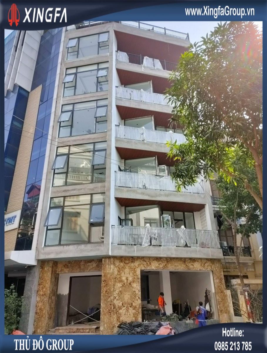 Công trình thi công lắp đặt cửa nhôm Xingfa tại nhà chú Hồng ở Nguyễn Khánh Toàn, Cầu Giấy, Hà Nội Công trình thi công lắp đặt cửa nhôm Xingfa tại nhà chú Hồng ở Nguyễn Khánh Toàn, Cầu Giấy, Hà Nội