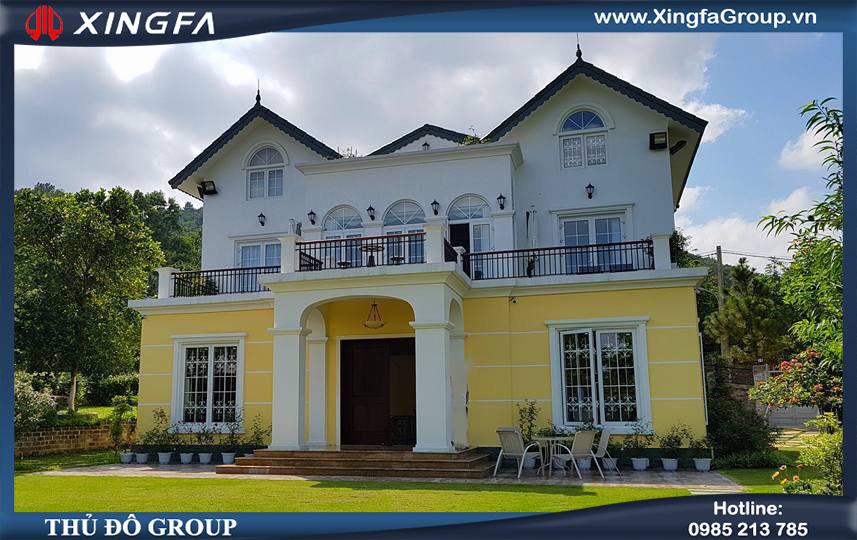 Thi công biệt thự cửa nhôm Xingfa nhập khẩu tại nhà anh Thanh ở Sóc Sơn, Hà Nội Thi công biệt thự cửa nhôm Xingfa nhập khẩu tại nhà anh Thanh ở Sóc Sơn, Hà Nội