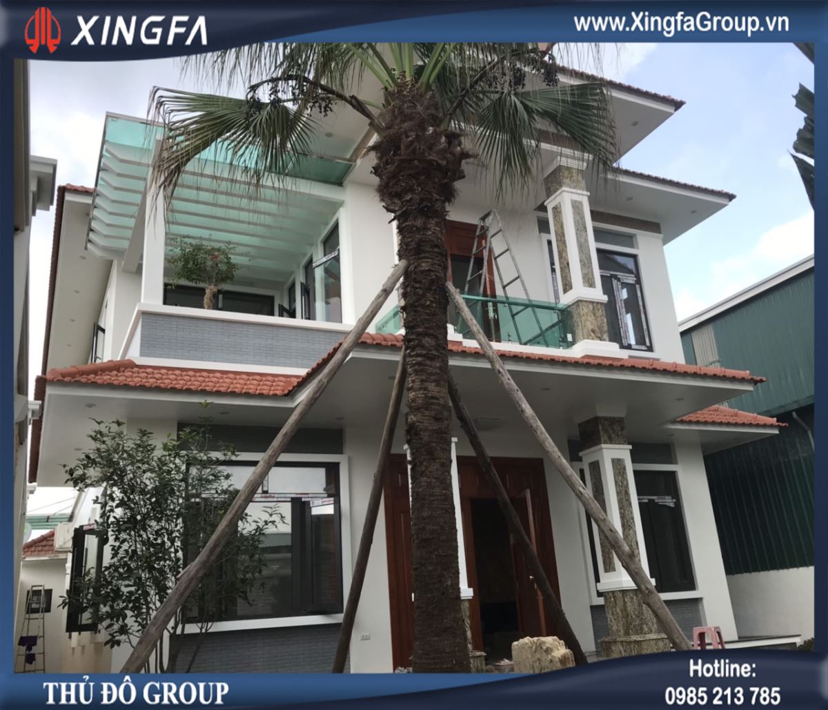 Công trình thi công lắp đặt cửa nhôm Xingfa có cầu cách nhiệt tại nhà anh Mười ở thôn Khóa Nhu, Yên Hòa, Yên Mỹ, Hưng Yên Công trình thi công lắp đặt cửa nhôm Xingfa có cầu cách nhiệt tại nhà anh Mười ở thôn Khóa Nhu, Yên Hòa, Yên Mỹ, Hưng Yên