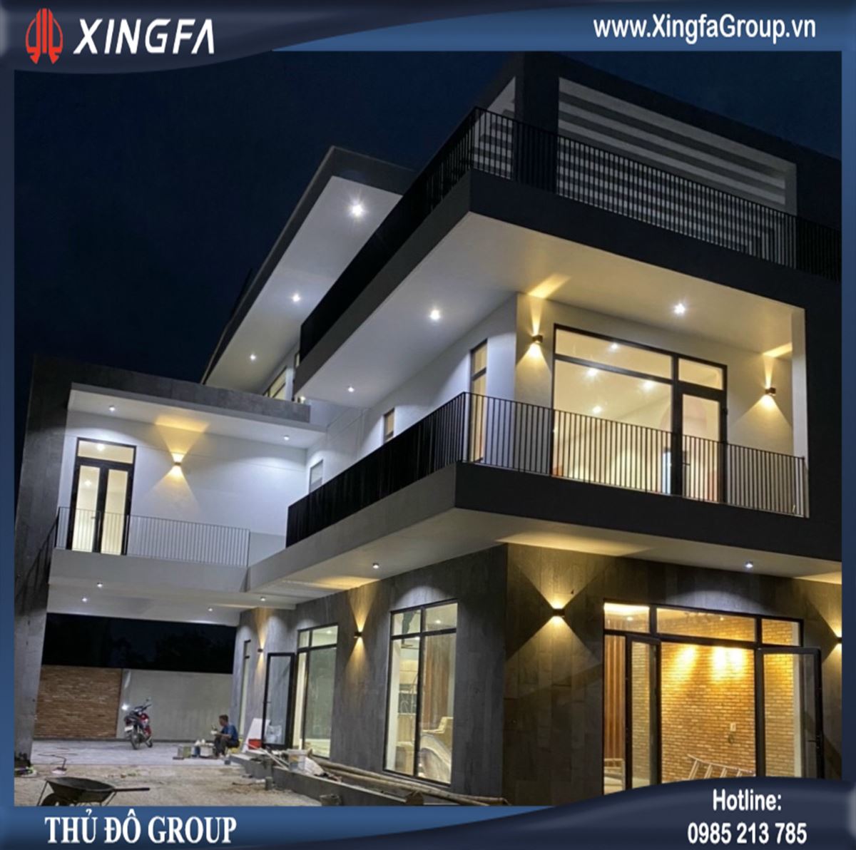 Công trình thi công lắp đặt cửa nhôm Xingfa nhập khẩu chính hãng 100% tại nhà chị Hồng ở Tiến Long, Triệu Sơn, Thanh Hóa Công trình thi công lắp đặt cửa nhôm Xingfa nhập khẩu chính hãng 100% tại nhà chị Hồng ở Tiến Long, Triệu Sơn, Thanh Hóa