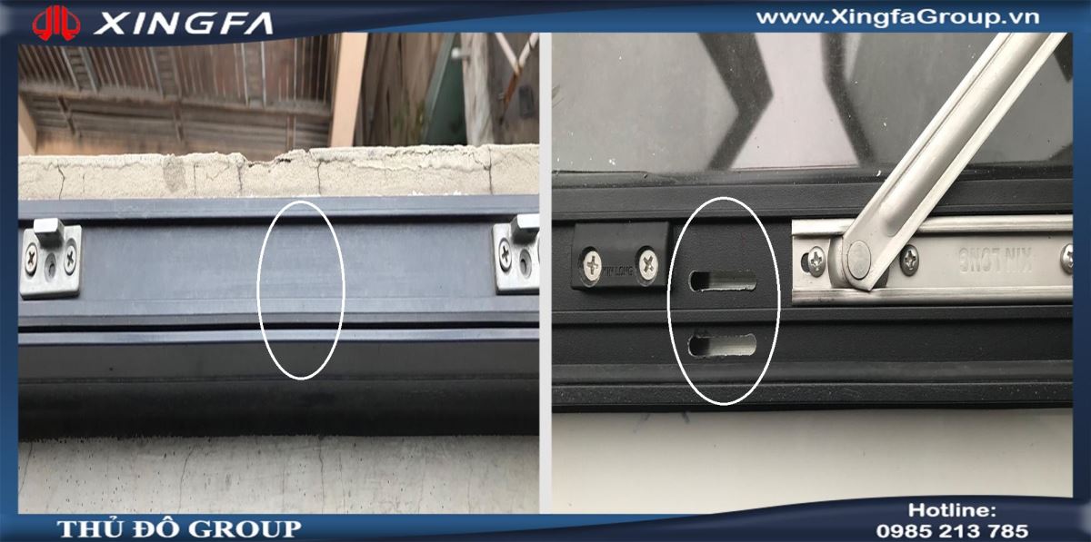 khác biệt giữa cửa nhôm Xingfa nhập khẩu và cửa nhôm Xingfa giá rẻ - 7 khác biệt giữa cửa nhôm Xingfa nhập khẩu và cửa nhôm Xingfa giá rẻ - 7