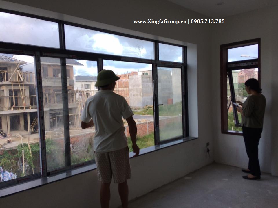 lắp đặt cửa Nhôm Xingfa chính hãng theo yêu cầu