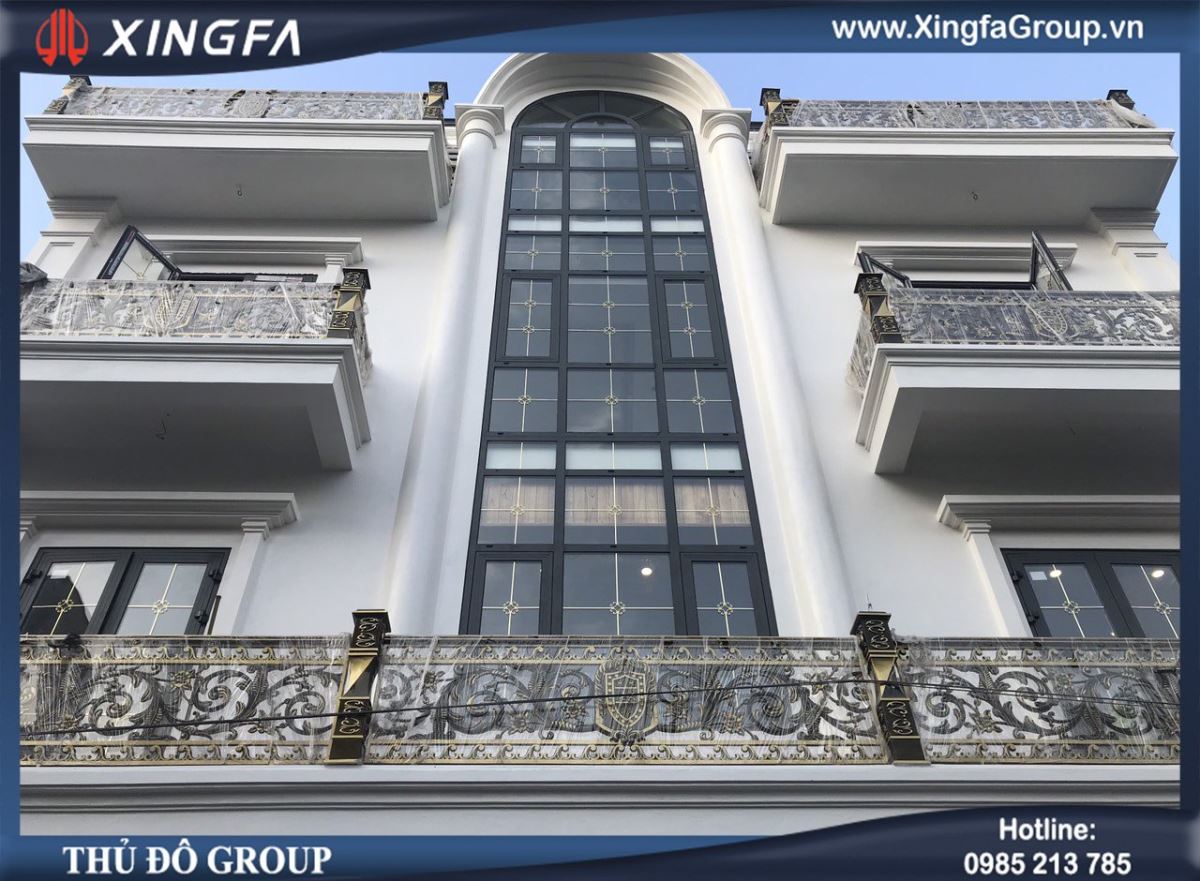 Công trình sử dụng cửa nhôm Xingfa dùng kính hộp 2 lớp cách âm cách nhiệt 5-9-6,38 mm Công trình sử dụng cửa nhôm Xingfa dùng kính hộp 2 lớp cách âm cách nhiệt 5-9-6,38 mm