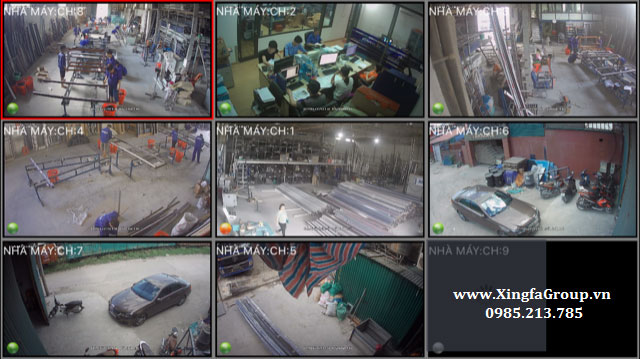 Camera giám sát tại nhà máy sản xuất cửa nhôm Xingfa của Thủ Đô Group (24/24) Camera giám sát tại nhà máy sản xuất cửa nhôm Xingfa của Thủ Đô Group (24/24)